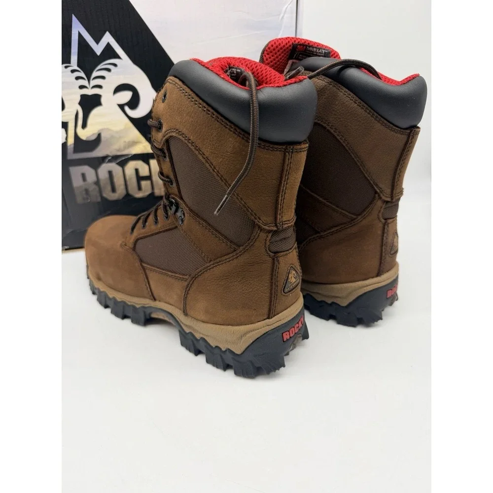 ROCKY ALPHAFORCE COMPOSITE TOE WATERPROOF 600G INSULATED WORK BOOTS RKK0184 9.5